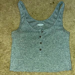 Size small gray crop top